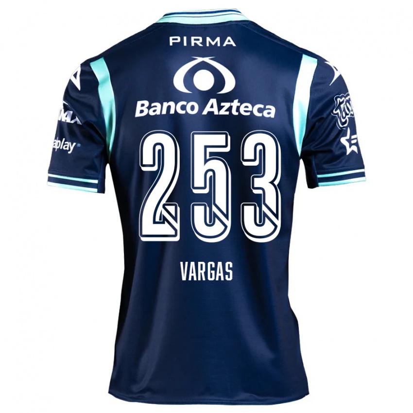 Heren Edwin Vargas #253 Marineblauw Uitshirt Uittenue 2024/25 T-Shirt België