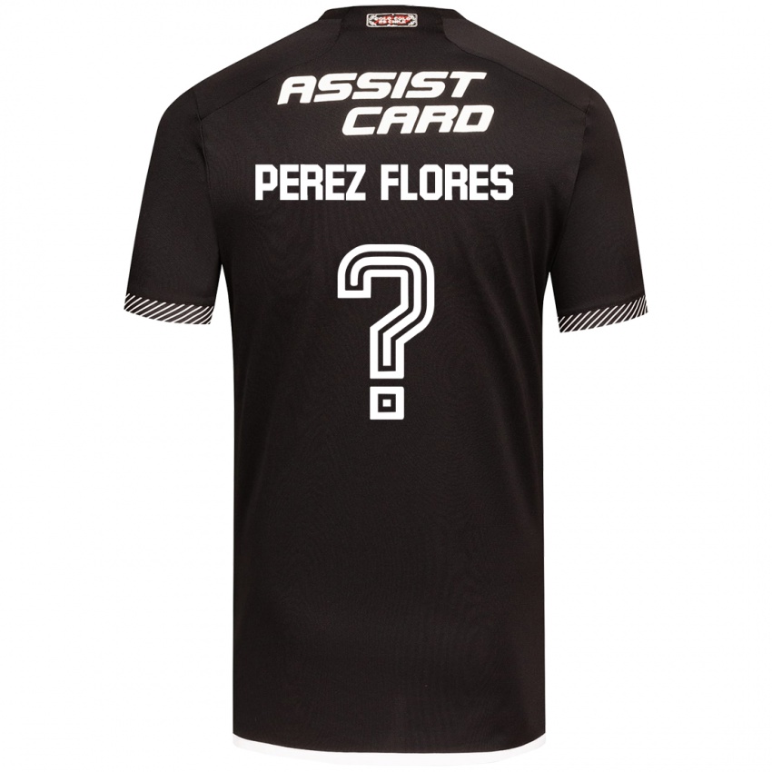 Heren Benjamín Pérez Flores #0 Zwart Wit Uitshirt Uittenue 2024/25 T-Shirt België