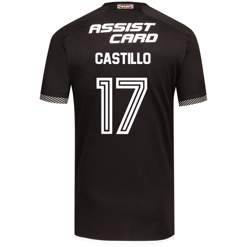 Heren Fabián Castillo #17 Zwart Wit Uitshirt Uittenue 2024/25 T-Shirt België