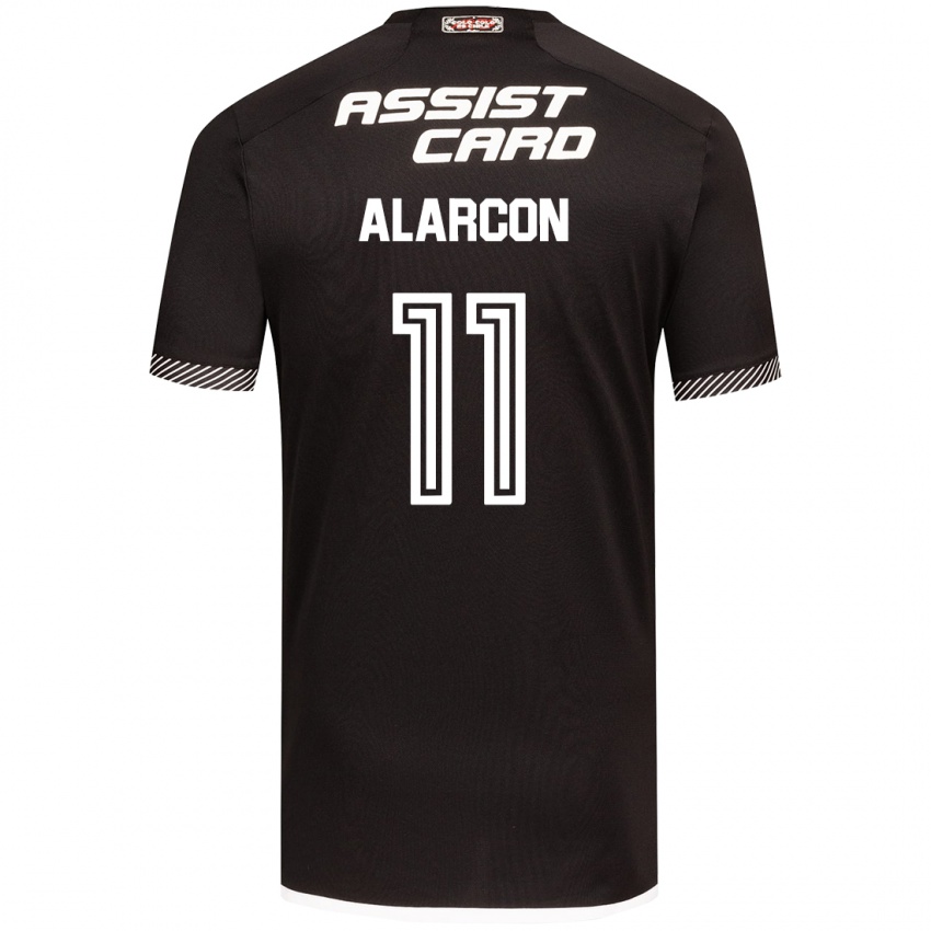 Heren Antonia Alarcón #11 Zwart Wit Uitshirt Uittenue 2024/25 T-Shirt België