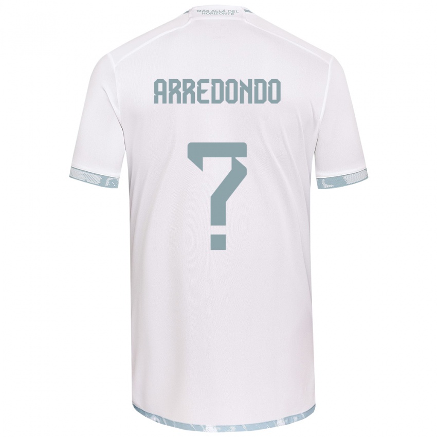 Heren Milovan Arredondo #0 Wit Grijs Uitshirt Uittenue 2024/25 T-Shirt België