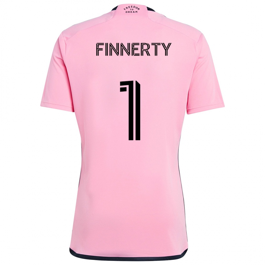 Dames Owen Finnerty #1 Roze Thuisshirt Thuistenue 2024/25 T-Shirt België