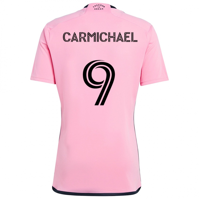 Dames Ryan Carmichael #9 Roze Thuisshirt Thuistenue 2024/25 T-Shirt België