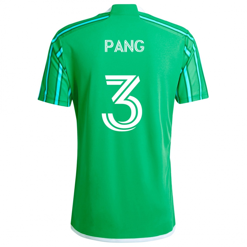 Dames Kaylene Pang #3 Groen Wit Thuisshirt Thuistenue 2024/25 T-Shirt België