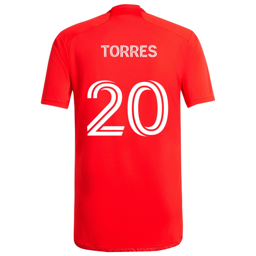 Damen Jairo Torres #20 Rot-Weiss Heimtrikot Trikot 2024/25 T-Shirt Belgien