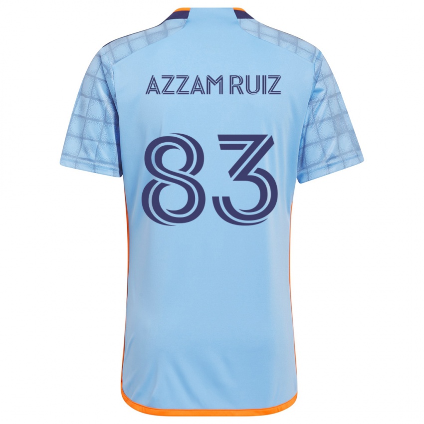 Dames Camil Azzam Ruiz #83 Blauw Oranje Thuisshirt Thuistenue 2024/25 T-Shirt België