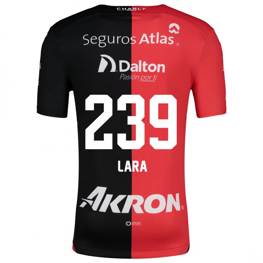 Dames Guadalupe Lara #239 Rood Zwart Thuisshirt Thuistenue 2024/25 T-Shirt België