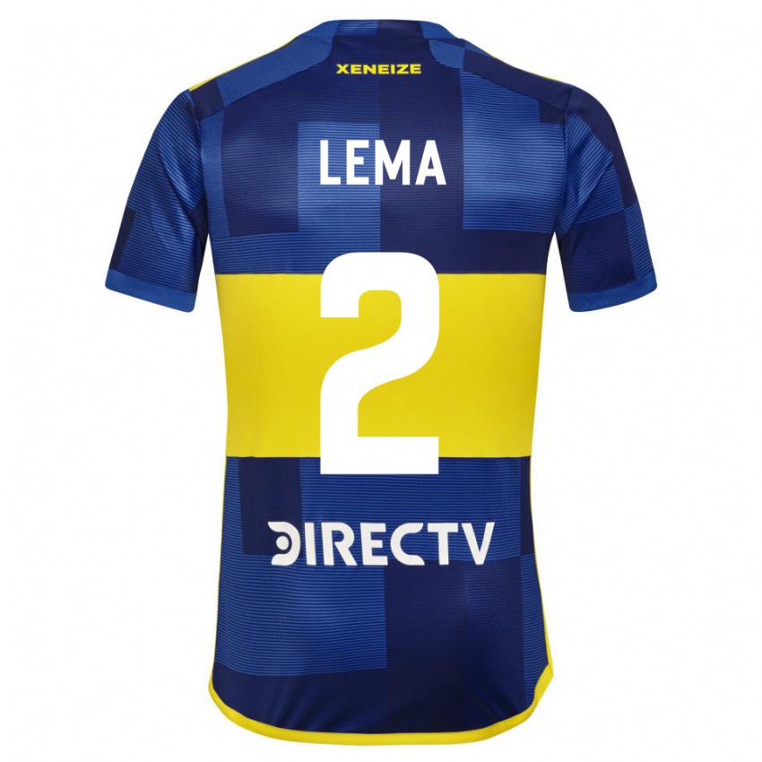 Damen Cristian Lema #2 Blau Gelb Heimtrikot Trikot 2024/25 T-Shirt Belgien