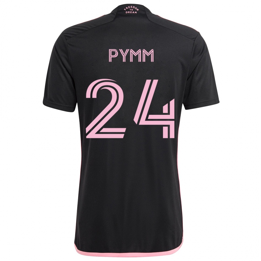 Dames Jack Pymm #24 Zwart Uitshirt Uittenue 2024/25 T-Shirt België