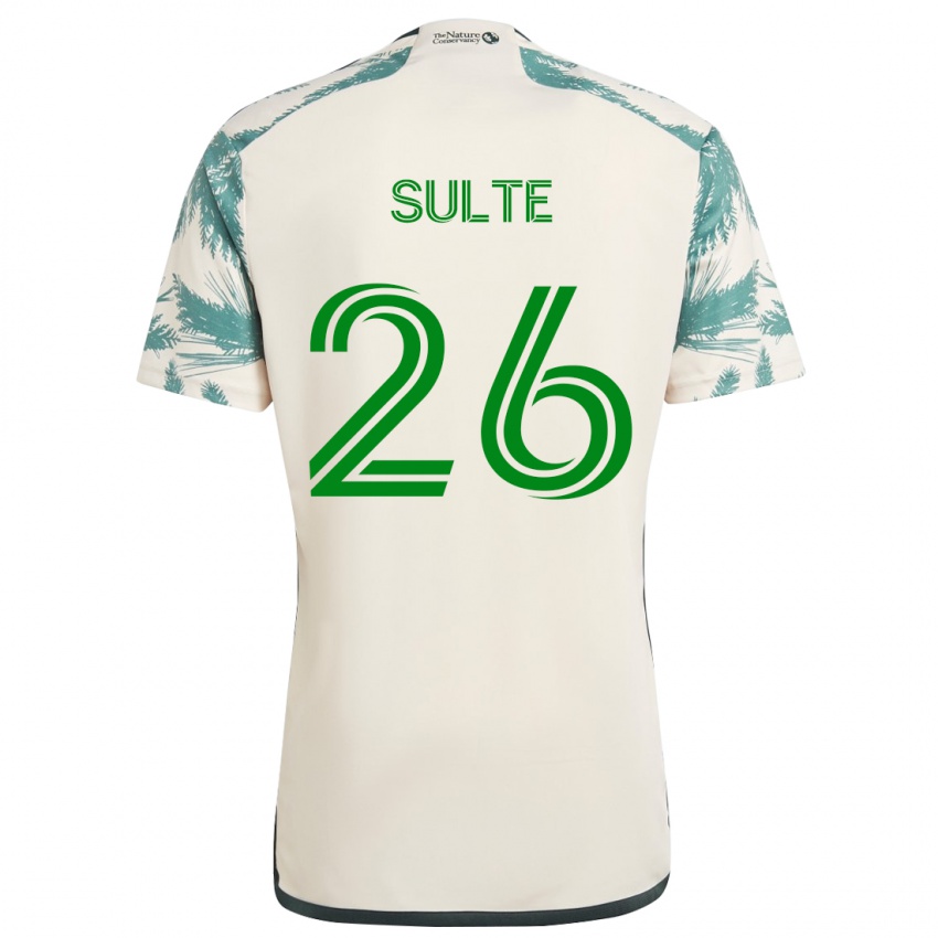 Dames Hunter Sulte #26 Beigebruin Uitshirt Uittenue 2024/25 T-Shirt België