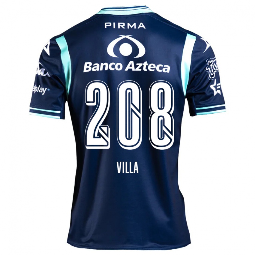 Dames Patrick Villa #208 Marineblauw Uitshirt Uittenue 2024/25 T-Shirt België