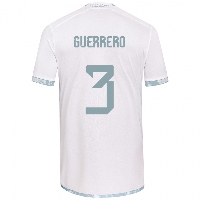 Dames Carla Guerrero #3 Wit Grijs Uitshirt Uittenue 2024/25 T-Shirt België