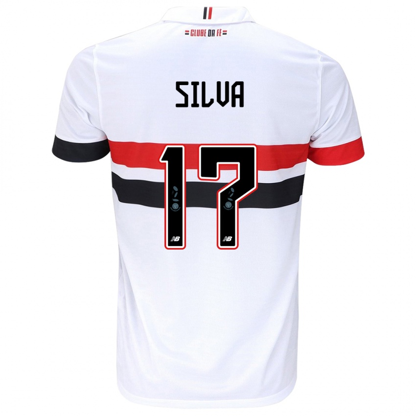 Enfant Maillot André Silva #17 Blanc Rouge Noir Tenues Domicile 2024/25 T-Shirt Belgique