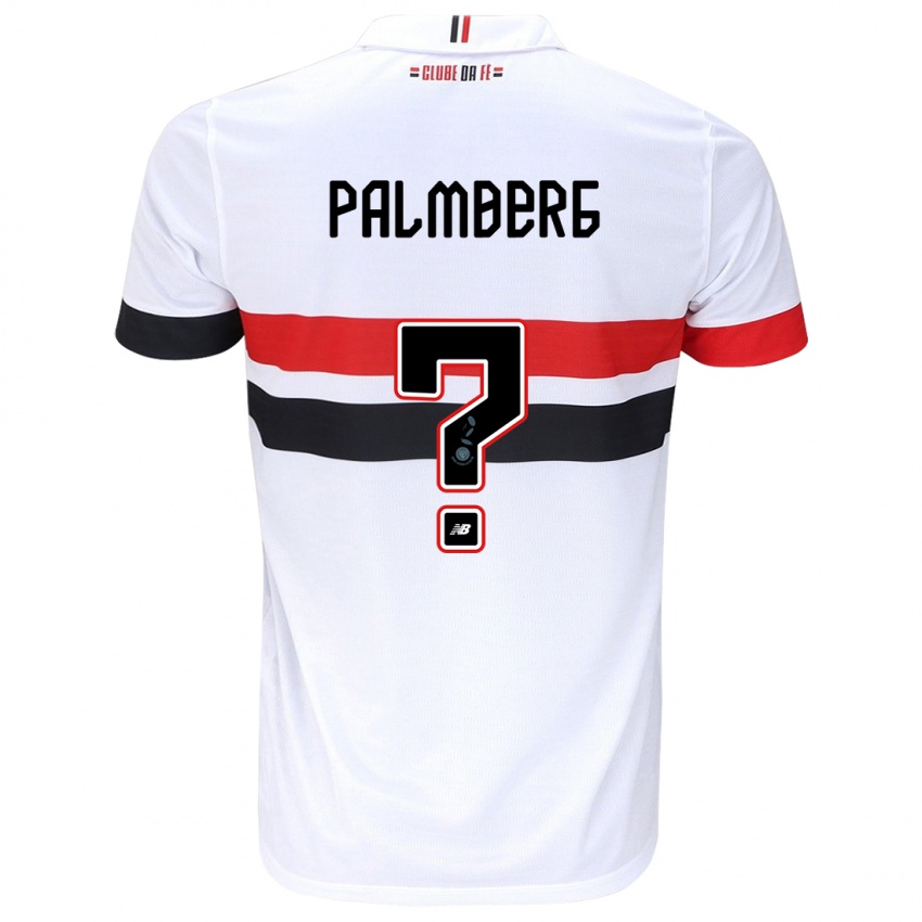 Kinder Palmberg #0 Weiß Rot Schwarz Heimtrikot Trikot 2024/25 T-Shirt Belgien