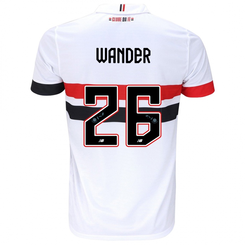 Kinder Talles Wander #26 Weiß Rot Schwarz Heimtrikot Trikot 2024/25 T-Shirt Belgien