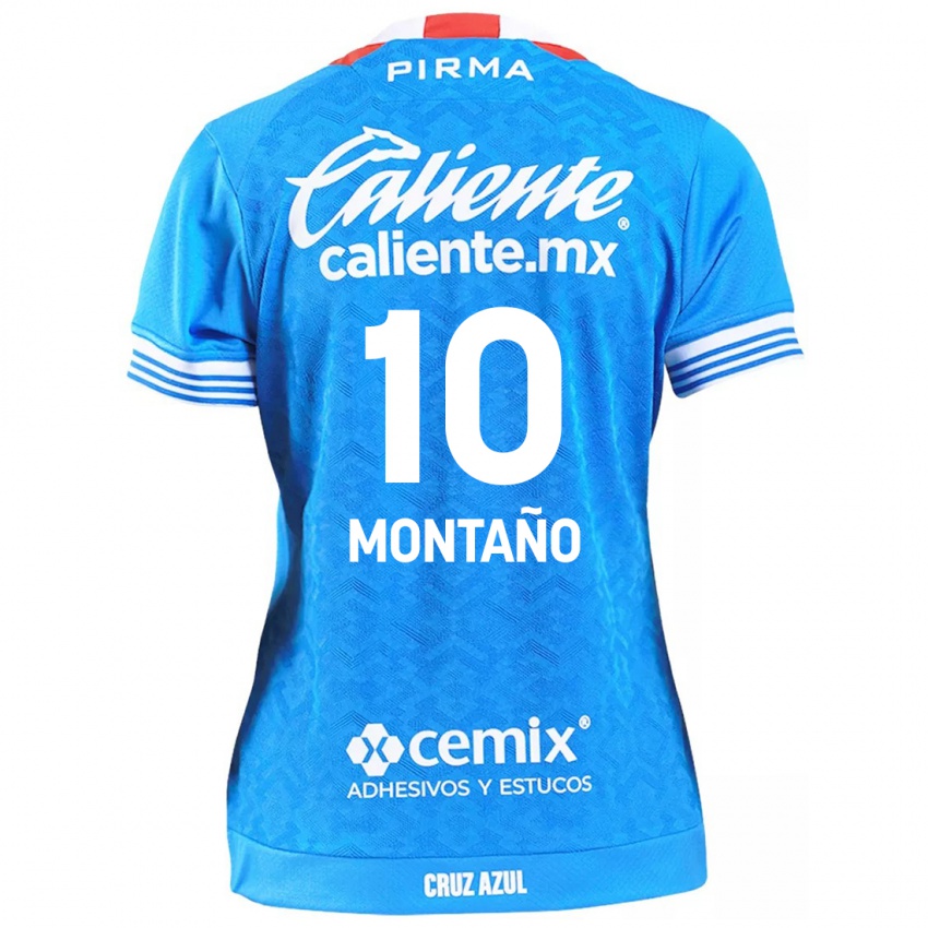 Kinder Andrés Montaño #10 Himmelblau Heimtrikot Trikot 2024/25 T-Shirt Belgien