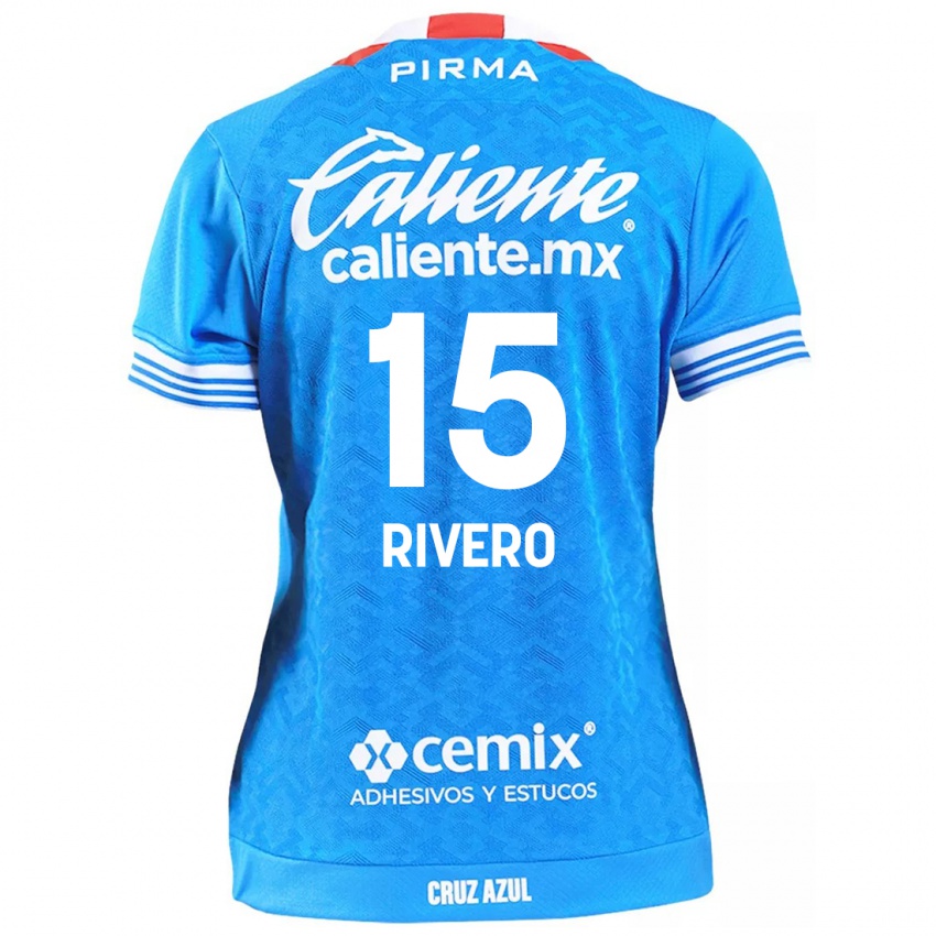 Kinderen Ignacio Rivero #15 Hemelsblauw Thuisshirt Thuistenue 2024/25 T-Shirt België