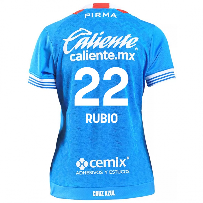 Kinder Raymundo Rubio #22 Himmelblau Heimtrikot Trikot 2024/25 T-Shirt Belgien