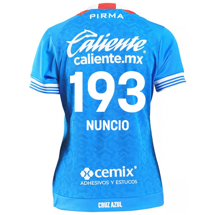 Kinder Jorge Nuncio #193 Himmelblau Heimtrikot Trikot 2024/25 T-Shirt Belgien