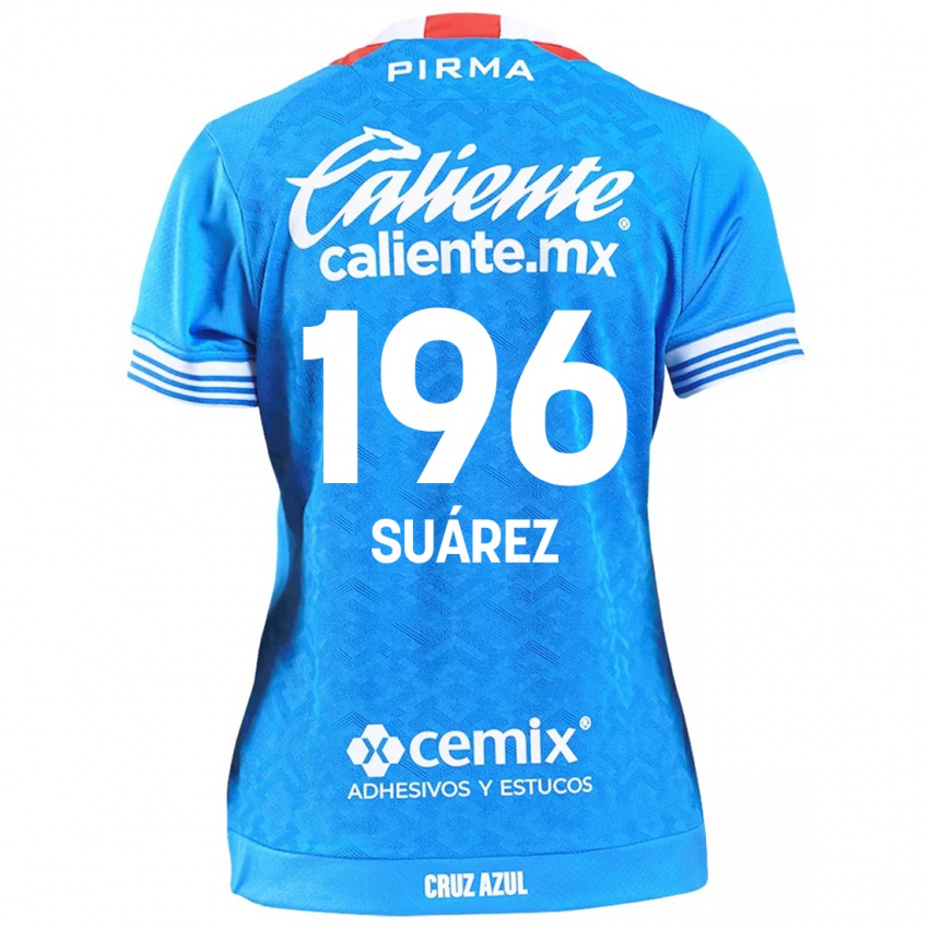 Kinder Javier Suárez #196 Himmelblau Heimtrikot Trikot 2024/25 T-Shirt Belgien