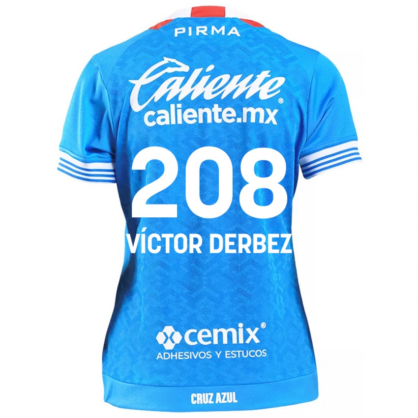 Kinder Louis Víctor Derbez #208 Himmelblau Heimtrikot Trikot 2024/25 T-Shirt Belgien