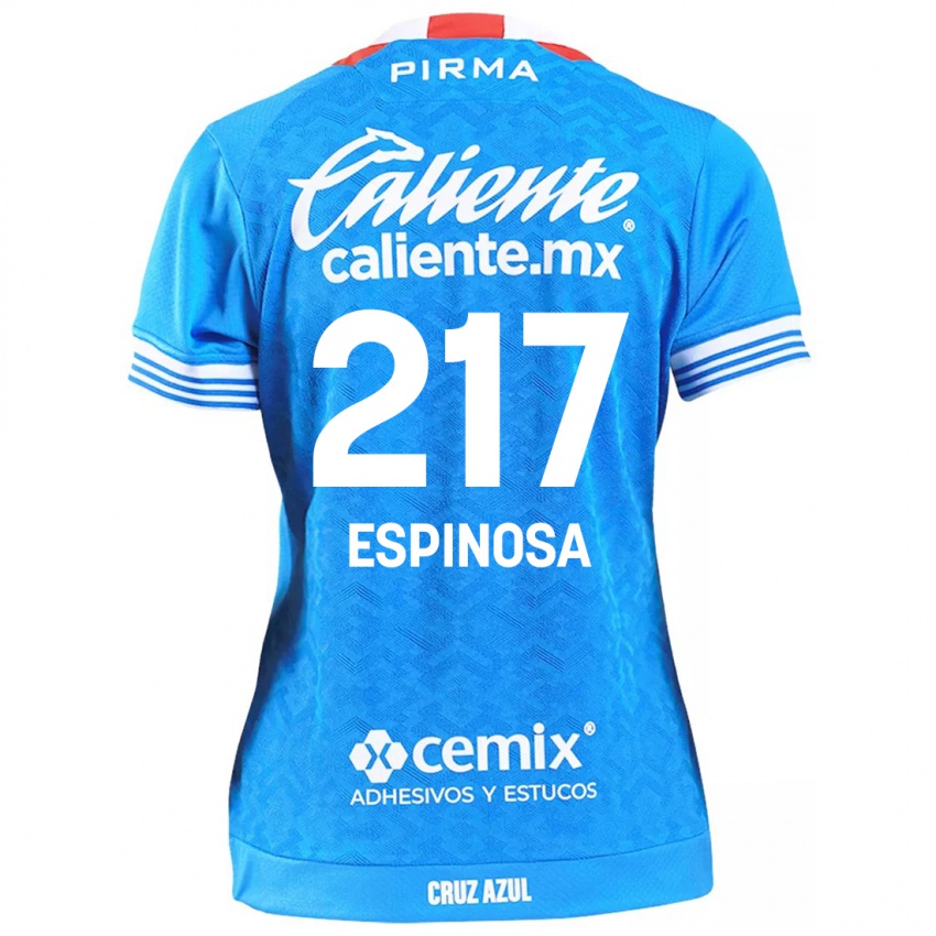 Kinder Samuel Espinosa #217 Himmelblau Heimtrikot Trikot 2024/25 T-Shirt Belgien