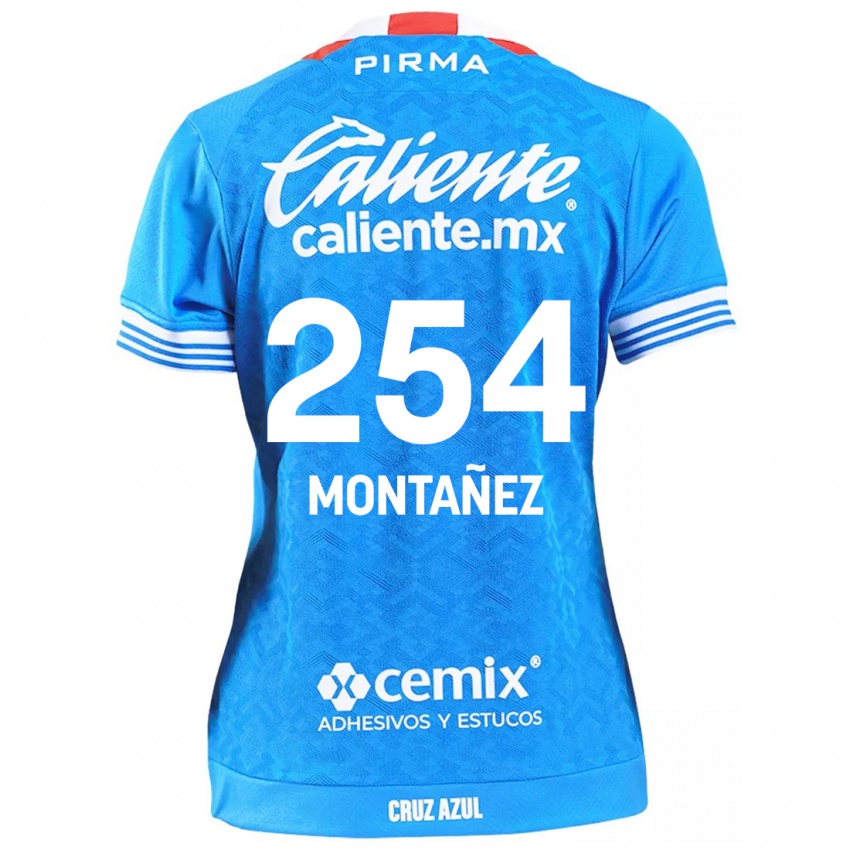 Kinder Humberto Montañez #254 Himmelblau Heimtrikot Trikot 2024/25 T-Shirt Belgien