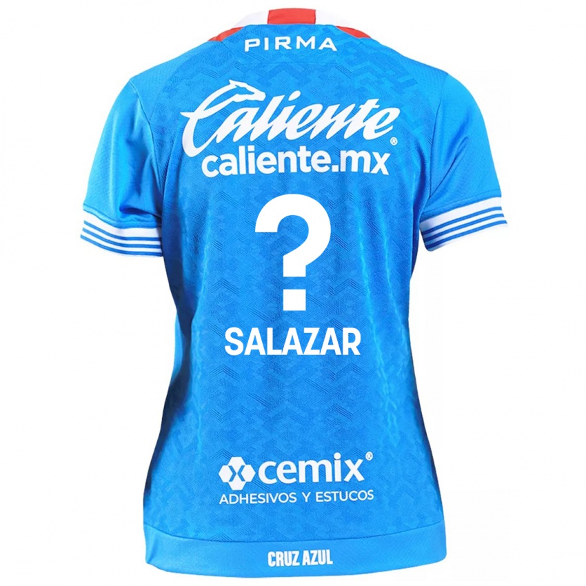 Kinder Fernando Salazar #0 Himmelblau Heimtrikot Trikot 2024/25 T-Shirt Belgien