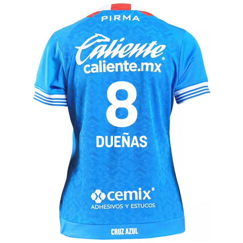 Kinderen Jesus Duenas #8 Hemelsblauw Thuisshirt Thuistenue 2024/25 T-Shirt België