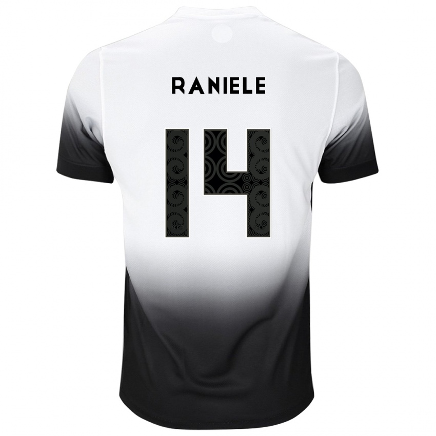 Kinder Raniele #14 Weiß Schwarz Heimtrikot Trikot 2024/25 T-Shirt Belgien