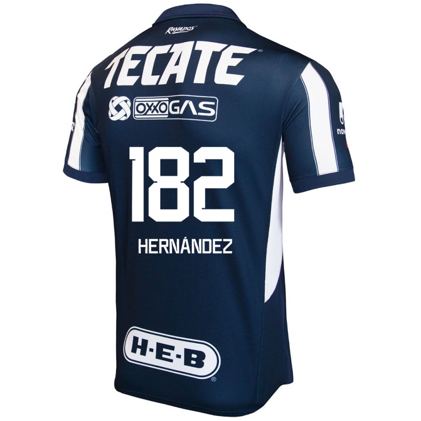 Kinderen Derek Hernández #182 Blauw Rood Wit Thuisshirt Thuistenue 2024/25 T-Shirt België