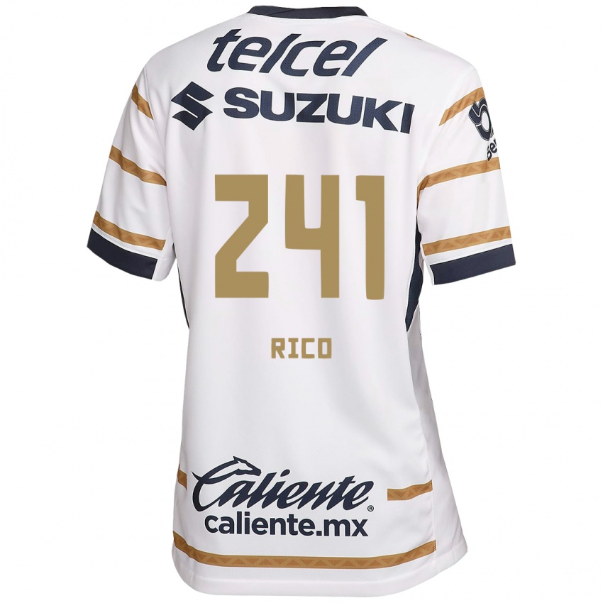 Enfant Maillot Ángel Rico #241 Obsidienne Blanche Tenues Domicile 2024/25 T-Shirt Belgique