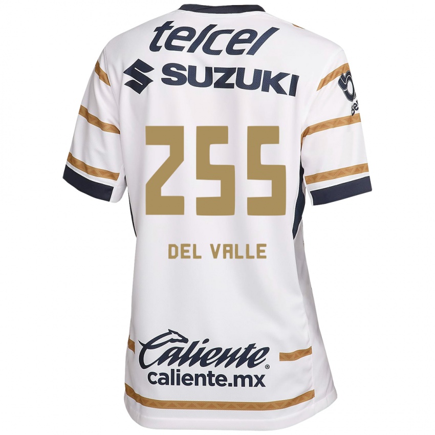 Enfant Maillot Yonathan Del Valle #255 Obsidienne Blanche Tenues Domicile 2024/25 T-Shirt Belgique