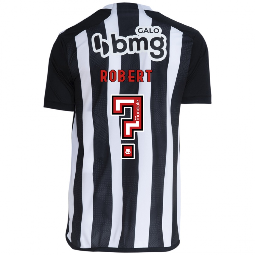 Enfant Maillot Robert Pinto #0 Blanc Noir Tenues Domicile 2024/25 T-Shirt Belgique