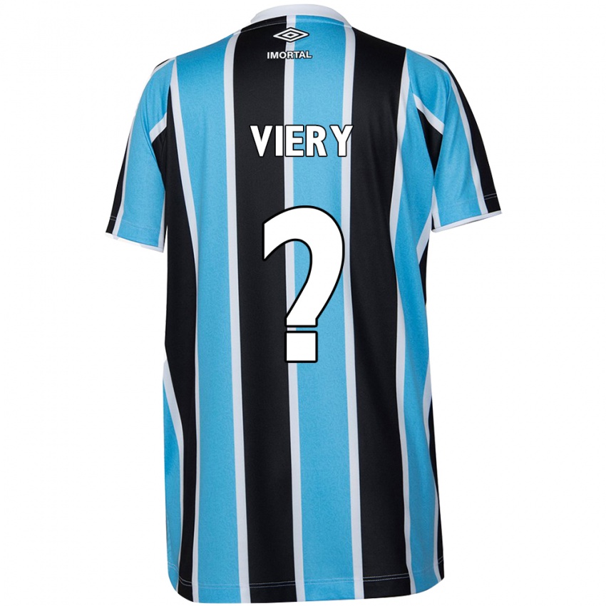 Kinder Viery #0 Blau Schwarz Weiß Heimtrikot Trikot 2024/25 T-Shirt Belgien