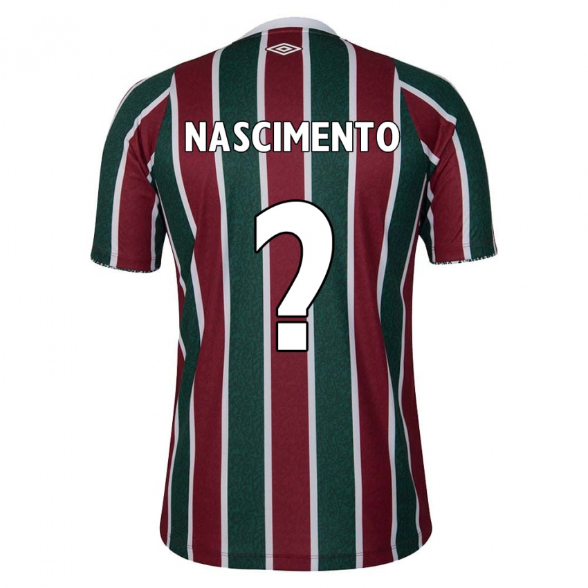 Enfant Maillot Hiago Nascimento #0 Vert Marron Blanc Tenues Domicile 2024/25 T-Shirt Belgique