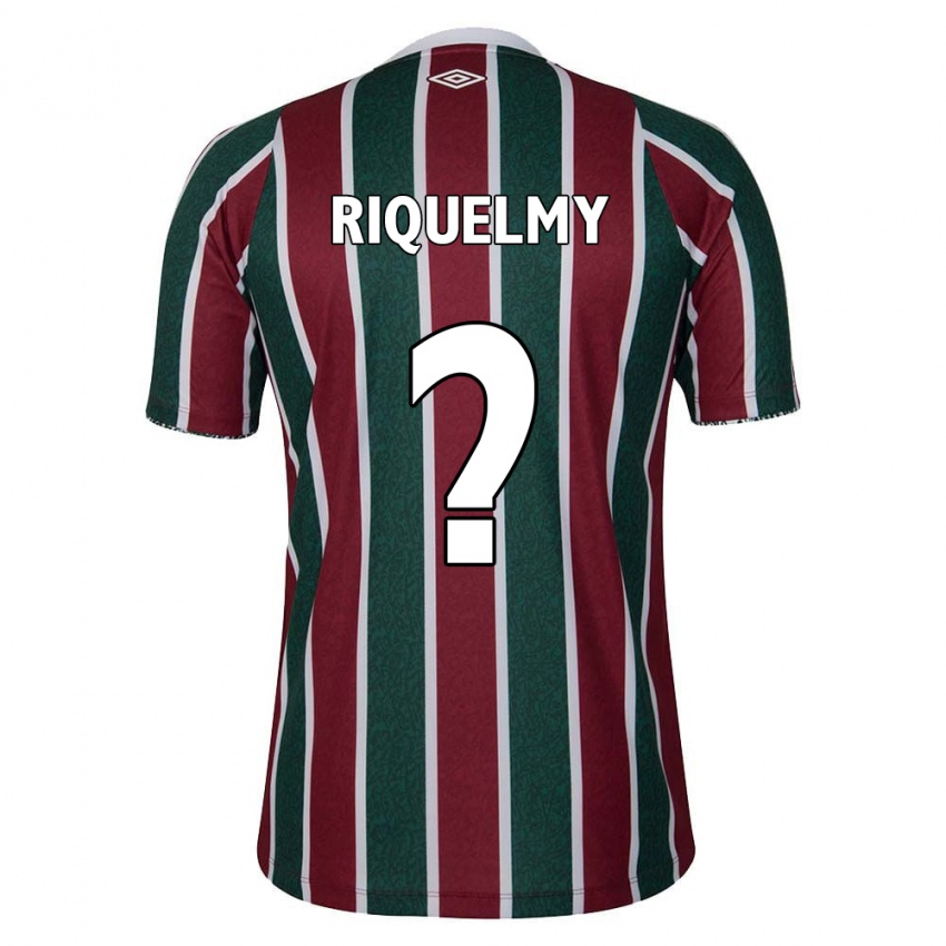 Kinderen Riquelmy #0 Groen Kastanjebruin Wit Thuisshirt Thuistenue 2024/25 T-Shirt België