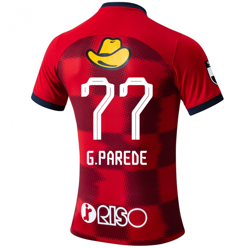 Kinderen Guilherme Parede #77 Rood Blauw Wit Thuisshirt Thuistenue 2024/25 T-Shirt België