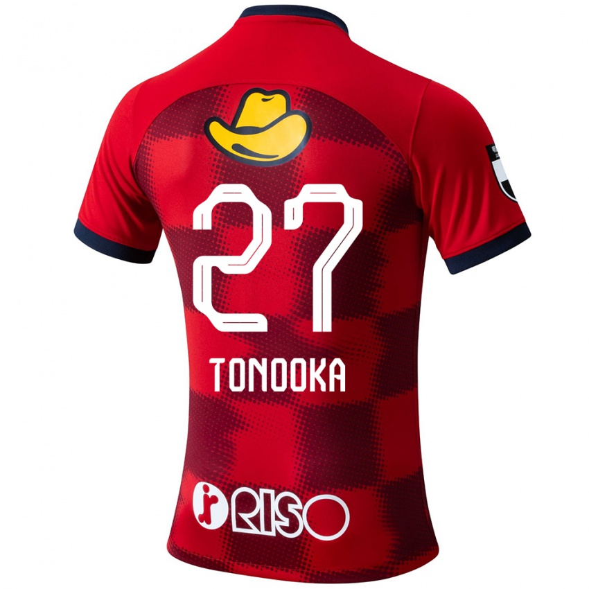 Kinderen Ryota Tonooka #27 Rood Blauw Wit Thuisshirt Thuistenue 2024/25 T-Shirt België