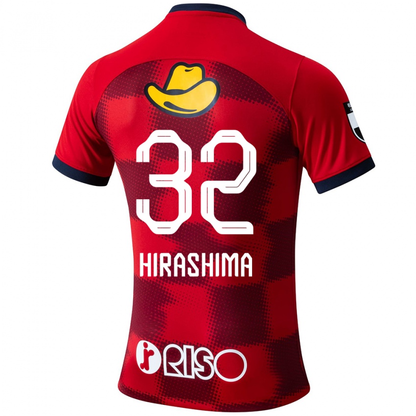 Kinderen Daigo Hirashima #32 Rood Blauw Wit Thuisshirt Thuistenue 2024/25 T-Shirt België