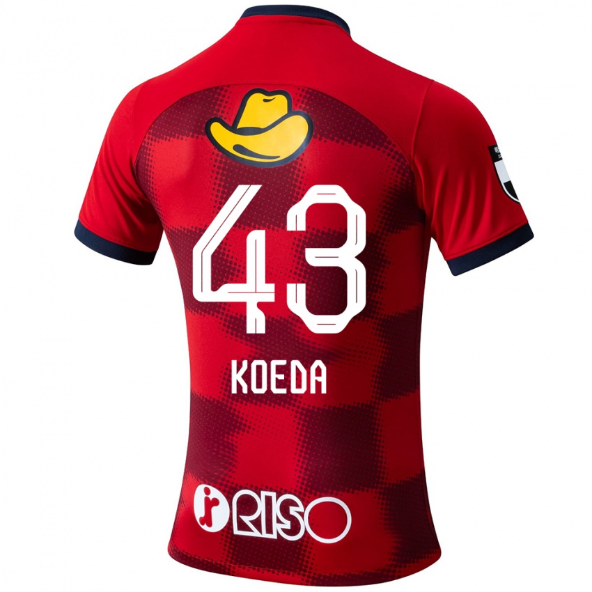 Kinderen Gemma Koeda #43 Rood Blauw Wit Thuisshirt Thuistenue 2024/25 T-Shirt België