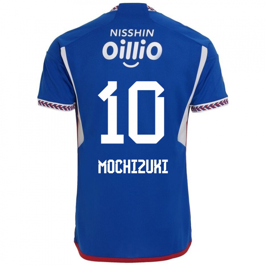 Enfant Maillot Kohei Mochizuki #10 Bleu Blanc Rouge Tenues Domicile 2024/25 T-Shirt Belgique