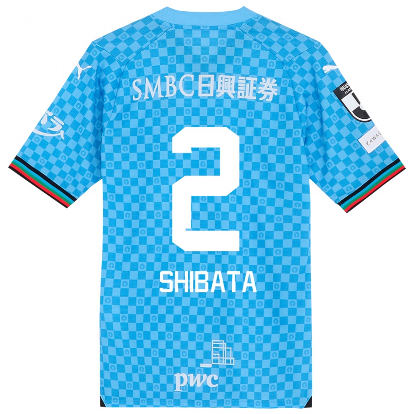 Kinderen Shotaro Shibata #2 Azuur Blauw Thuisshirt Thuistenue 2024/25 T-Shirt België