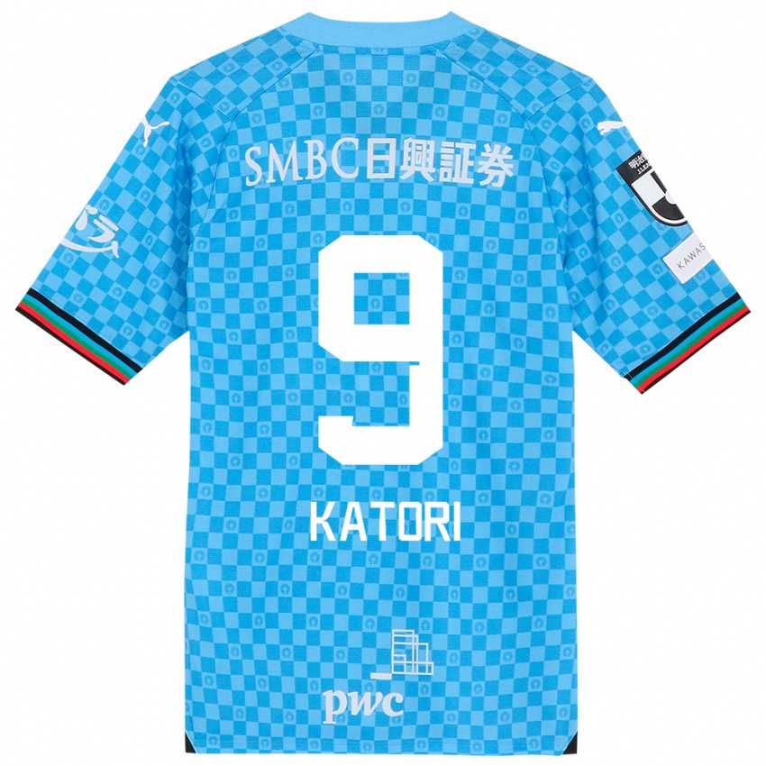 Kinderen Takeshi Katori #9 Azuur Blauw Thuisshirt Thuistenue 2024/25 T-Shirt België