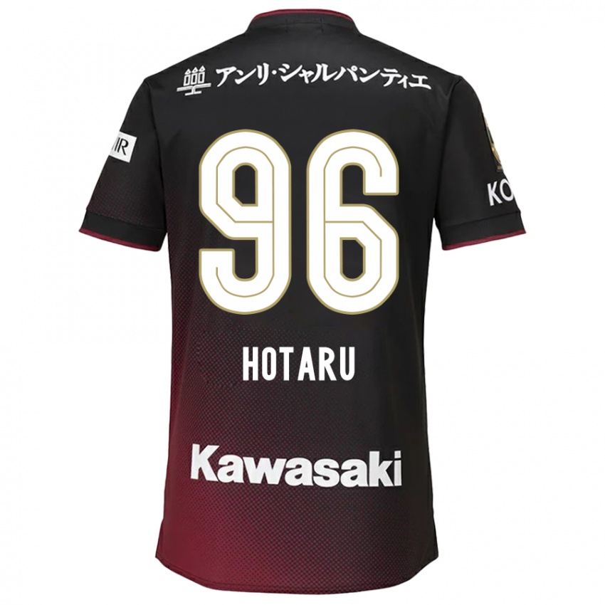 Kinderen Hotaru Yamaguchi #96 Zwart Rood Thuisshirt Thuistenue 2024/25 T-Shirt België