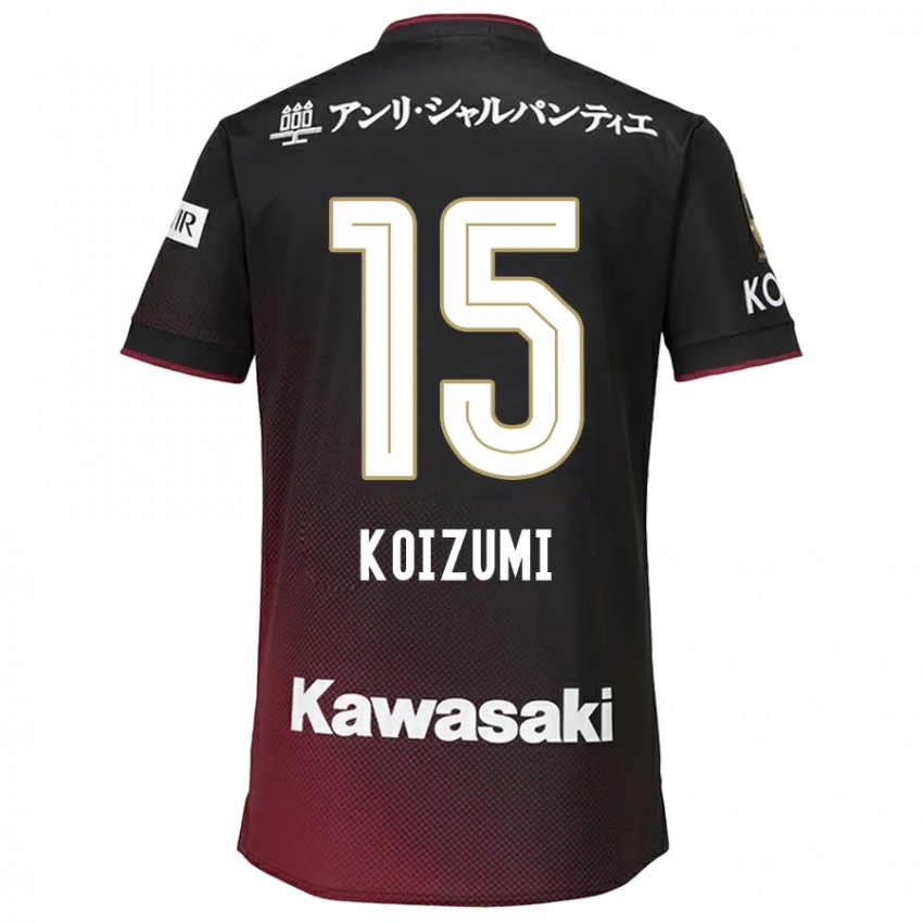 Kinderen Fuga Koizumi #15 Zwart Rood Thuisshirt Thuistenue 2024/25 T-Shirt België