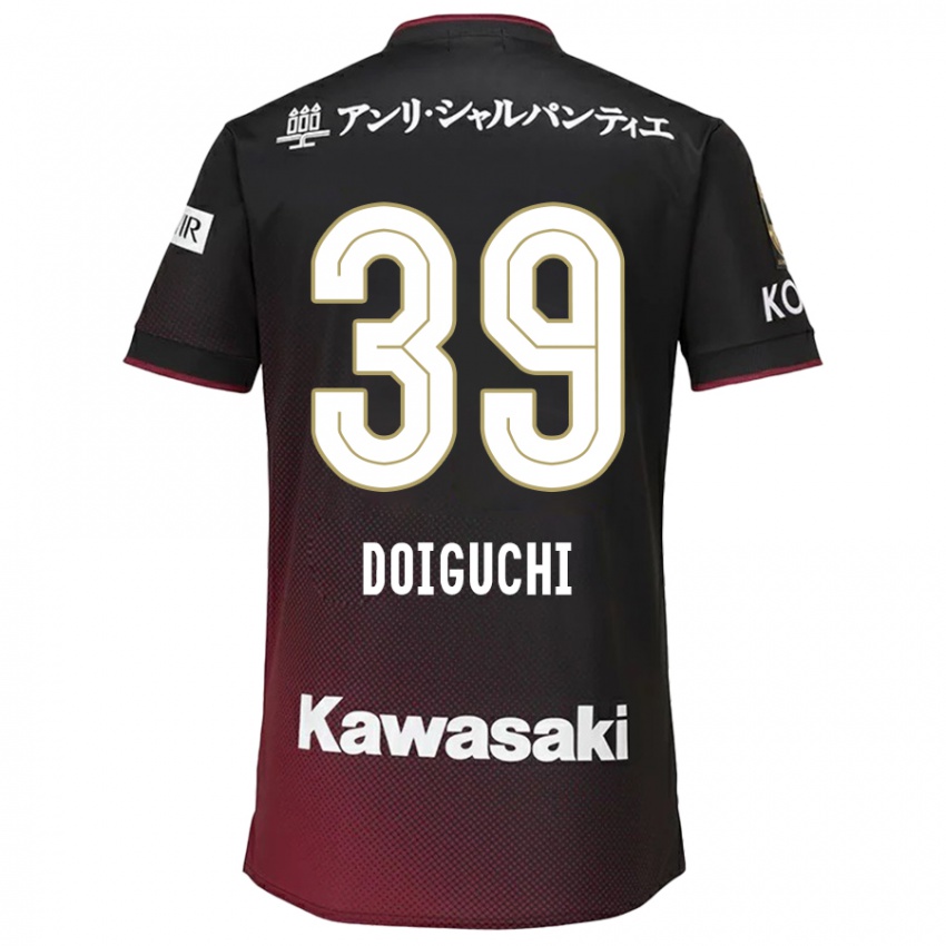 Kinderen Ritsu Doiguchi #39 Zwart Rood Thuisshirt Thuistenue 2024/25 T-Shirt België