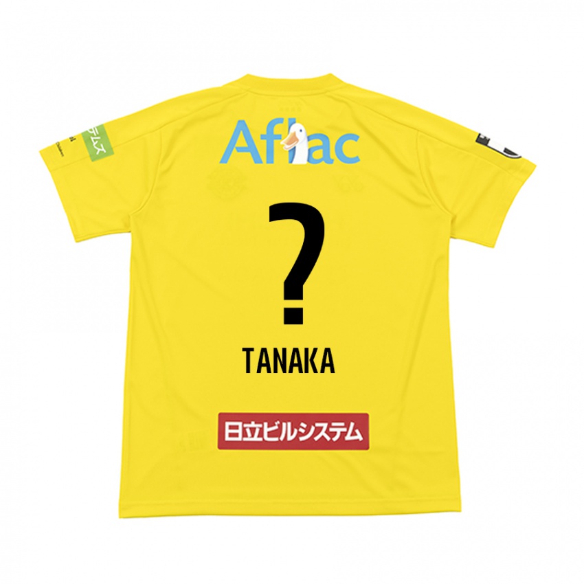 Enfant Maillot Ari Tanaka #0 Jaune Noir Tenues Domicile 2024/25 T-Shirt Belgique