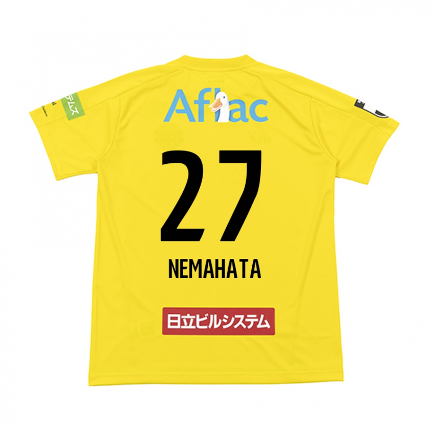 Enfant Maillot Hayato Nemahata #27 Jaune Noir Tenues Domicile 2024/25 T-Shirt Belgique