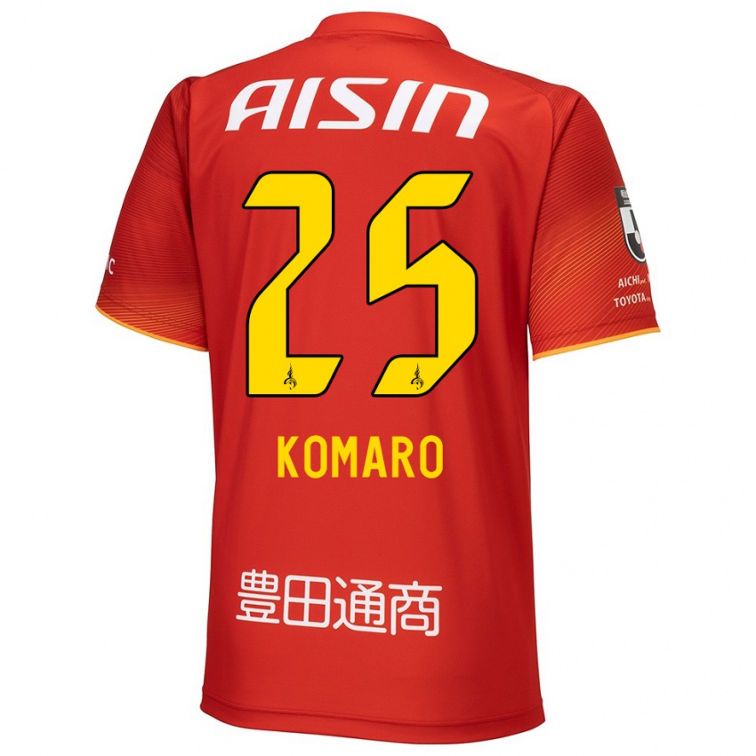 Enfant Maillot Shuta Komaro #25 Rouge Blanc Jaune Tenues Domicile 2024/25 T-Shirt Belgique